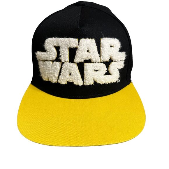 Disney Star Wars May The Force Be With You Snapback Adjustable Cap Hat Black New - Picture 1 of 6